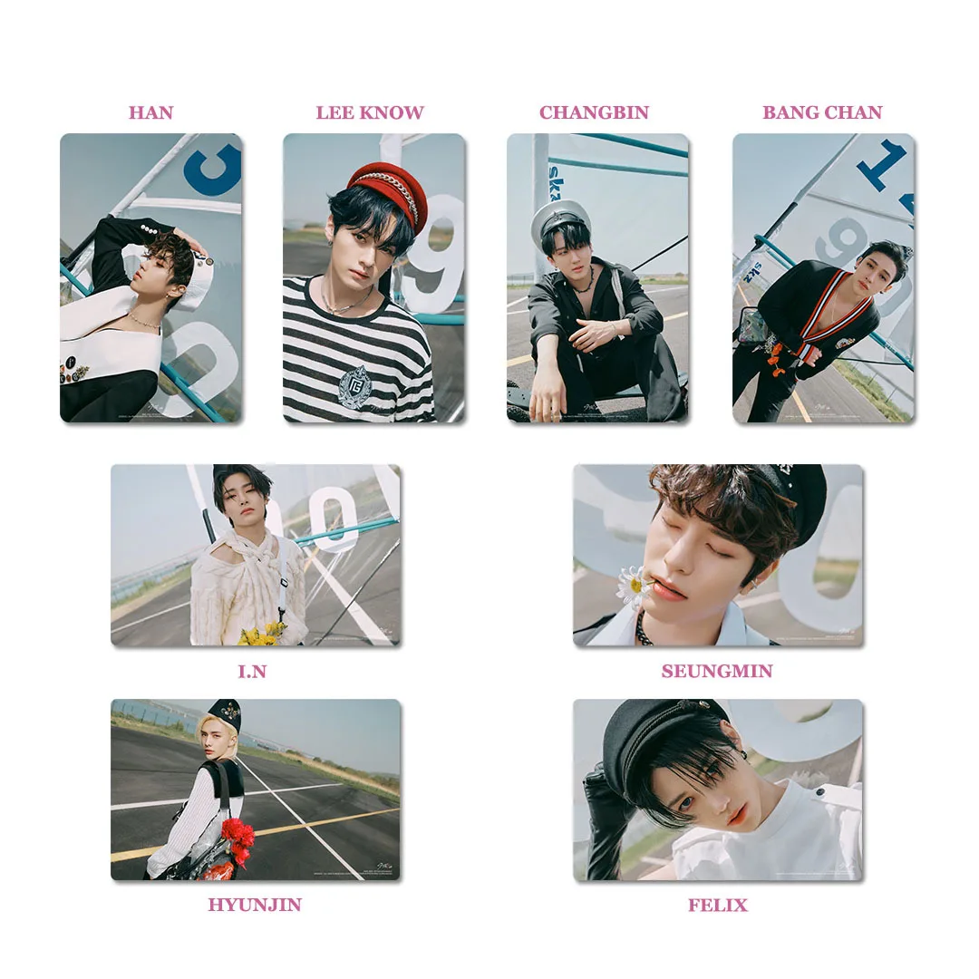 Фото Оптовая продажа, Kpop 8 шт./комплект, новый альбом для детей Stray Kids, MAXIDENT, карточки Для Фотопечати, постеры, картины, поклонники, подарки, коллекц... №3