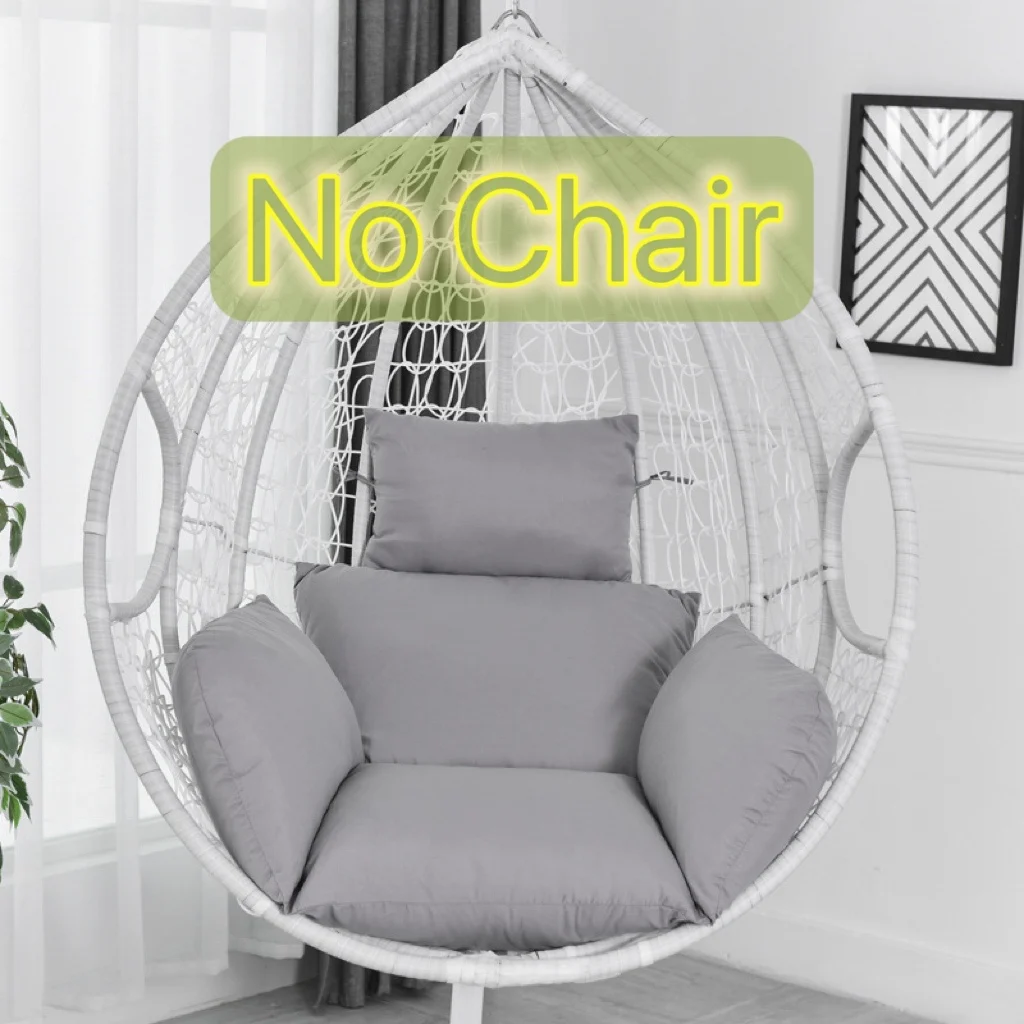 

Egg Chair Cushion Hanging Hammock Chair Cushion Swing Chair Outdoor Basket Cushion for Garden Chairs No Chair Home Garden Decor