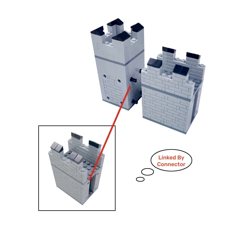 Самоблокирующиеся кирпичи строительные блоки для мальчиков совместимые с