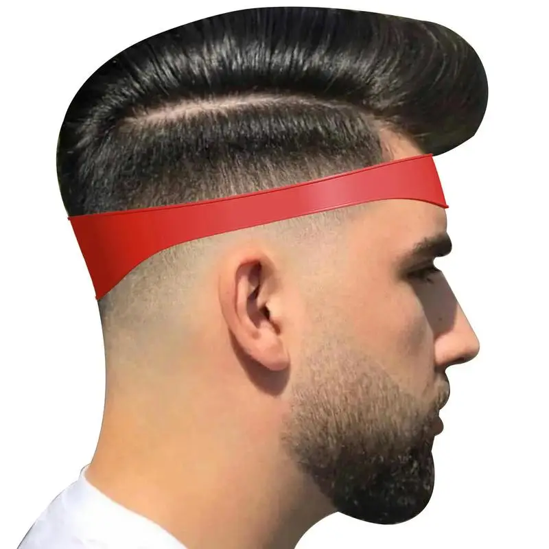 

Neckline Shave Template Curved Silicone Shave Hairline Silicone Diy Home Haircuts Template For DIY Home Hairline Trimming