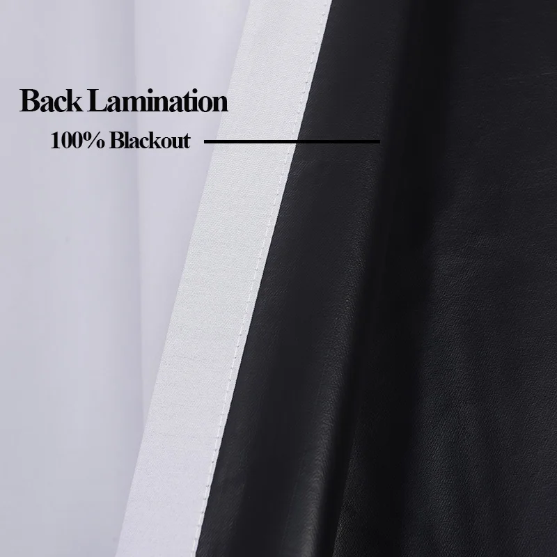 Тонкие недорогие плотные занавески с ламинированием сзади 100% для гостиной