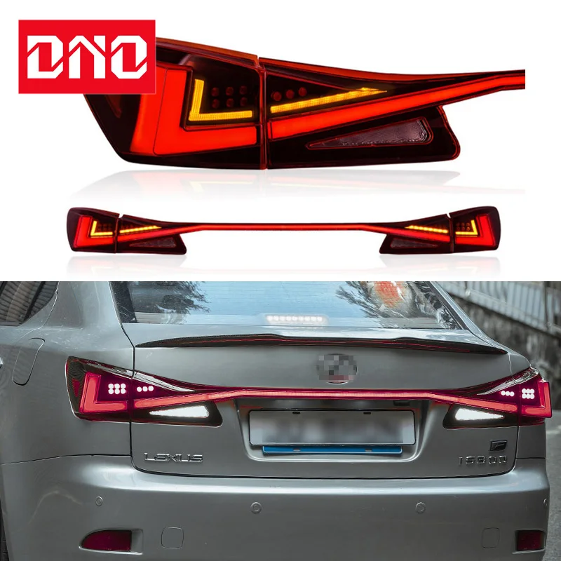 

Задний фонарь для Lexus IS 2006-2012, задний ходовой фонарь, тормозной сигнал, задний поворотный сигнал, водонепроницаемые автомобильные аксессуары