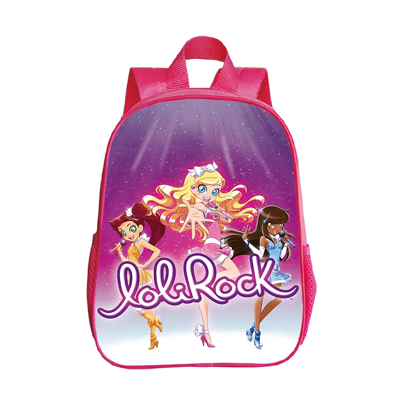 น่ารัก LoliRock กระเป๋าเป้สะพายหลังโรงเรียนอนุบาลกระเป๋า Kawaii Mochila เด็กการ์ตูนโรงเรียนกระเป๋าเด็กก...