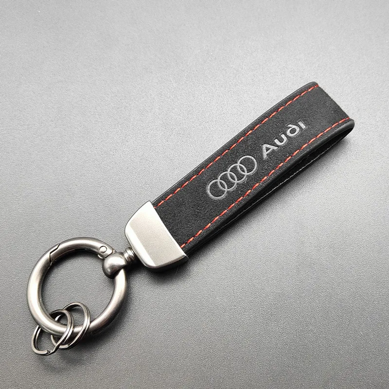 Автомобильный Стайлинг 3D металлическая + кожаная эмблема автомобильный брелок