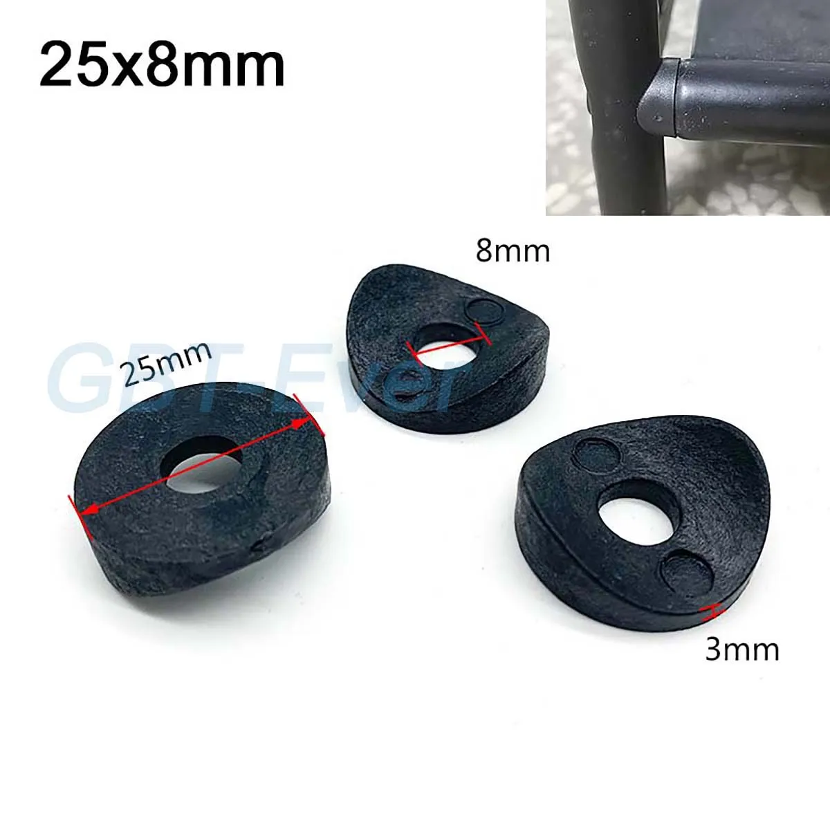 

Черная пластиковая круглая заглушка для отверстия шайбы 16x6 мм-25x8 мм, Защитная Прокладка утконоса, пылезащитная заглушка, крышка для фотостудии