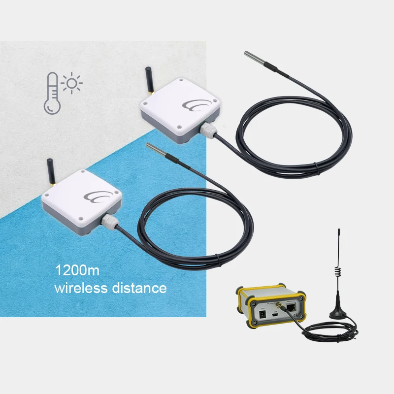 

2 Sets Real time IOT recorder data loggers sensor wireless temperature sensor for industrial temperature data logger