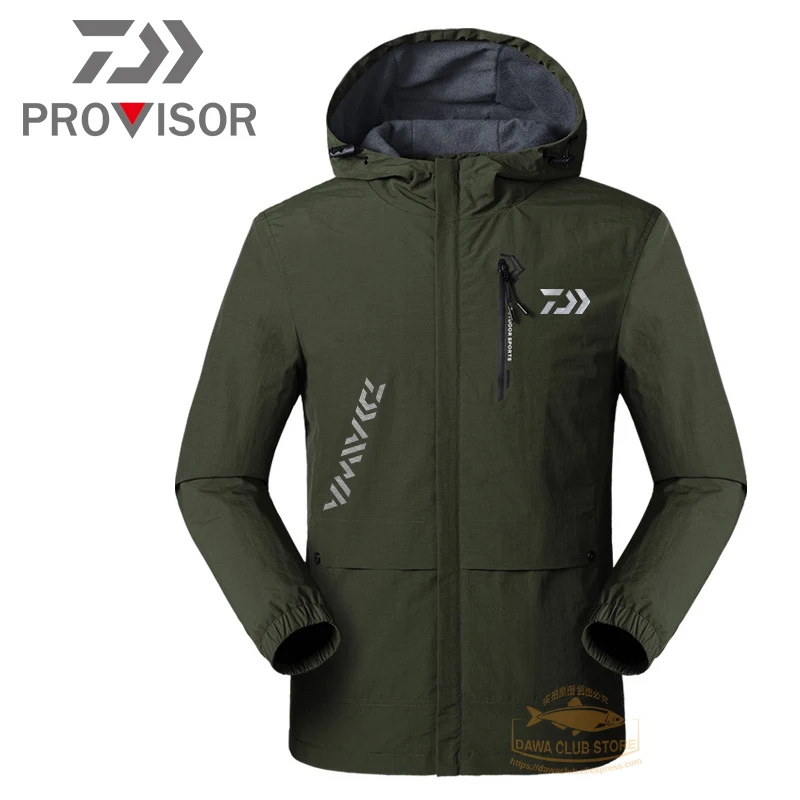 

DAWA fishing breathable jacket outdoor riding sunscreen jacket spring and autumn thin waterproof breathable mountaineering suit