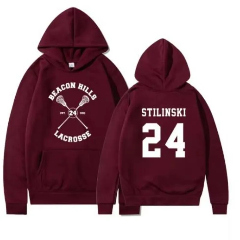 Новая толстовка с капюшоном Teenage Wolf STILINSKI 24 LAHEY 14 MCCALL 11 модные мужские и женские