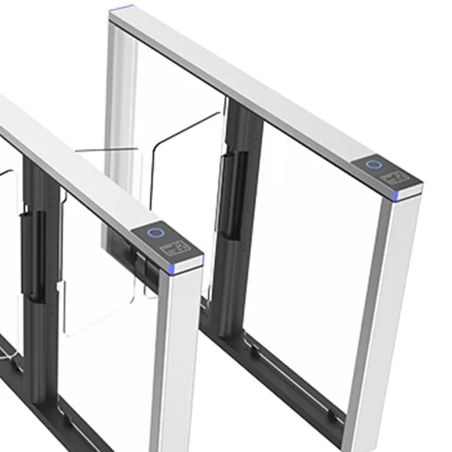 Высококачественная вращающаяся дверь из алюминиевого сплава с распознаванием