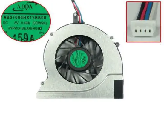 4-проводной вентилятор охлаждения сервера ADDA AB07005HX12BB00 DC 5V 0.40A