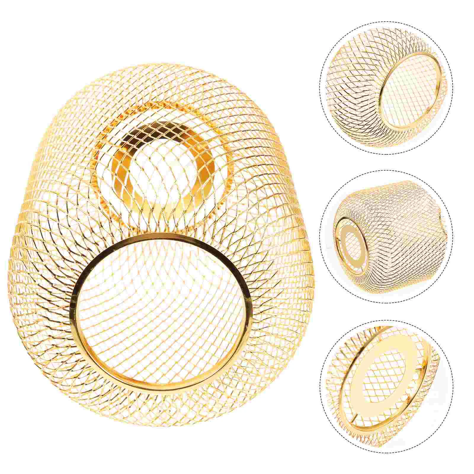 

Lampshade Hanging Shades Restaurant Protector Decor Wall Cover Replacement Table Wrought Iron Lights