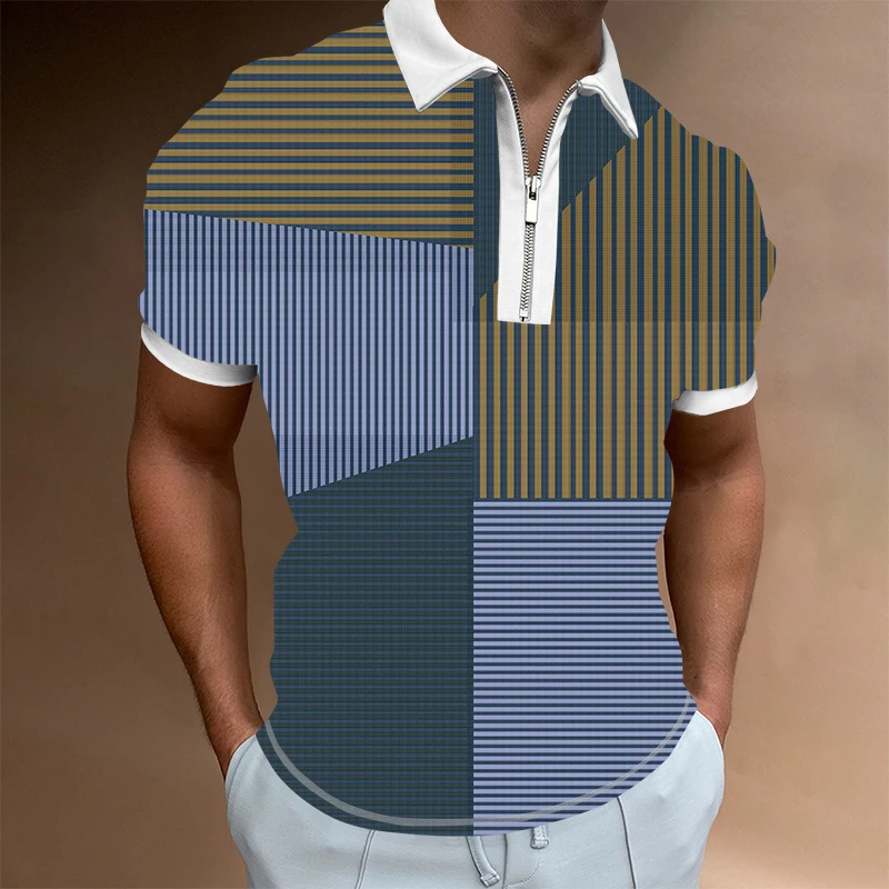 men polo shirt hot sale new plaid 2022 summer fashion classic casual tops short sleeves famous brand cotton skull high quality free global shipping