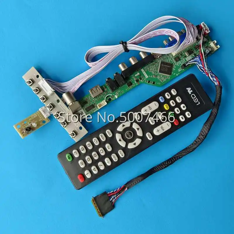 

Для B101AW02 V0 1024*600 10,1 "ТВ аналоговый сигнал AV VGA USB HDMI-совместимый светодиодный экран LVDS 40 Pin ЖК-контроллер плата комплект для самостоятельной сб...