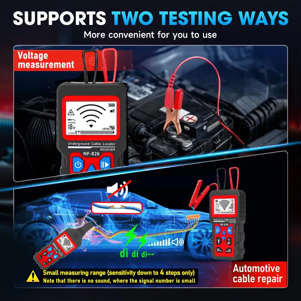 Детектор кабелей Noyafa NF-826 Wire Tracker