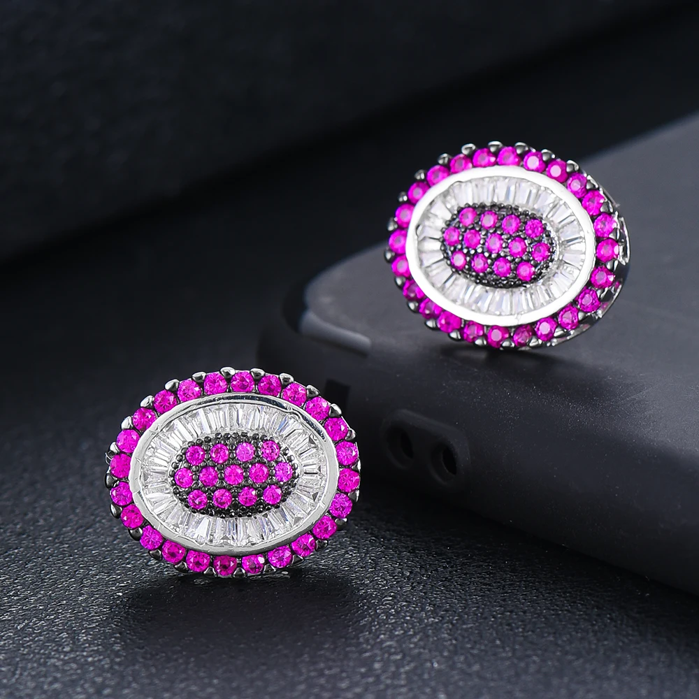 

Женские серьги с фианитом Siscathy, модные роскошные серьги-подвески в Корейском стиле, овальной формы, 2022