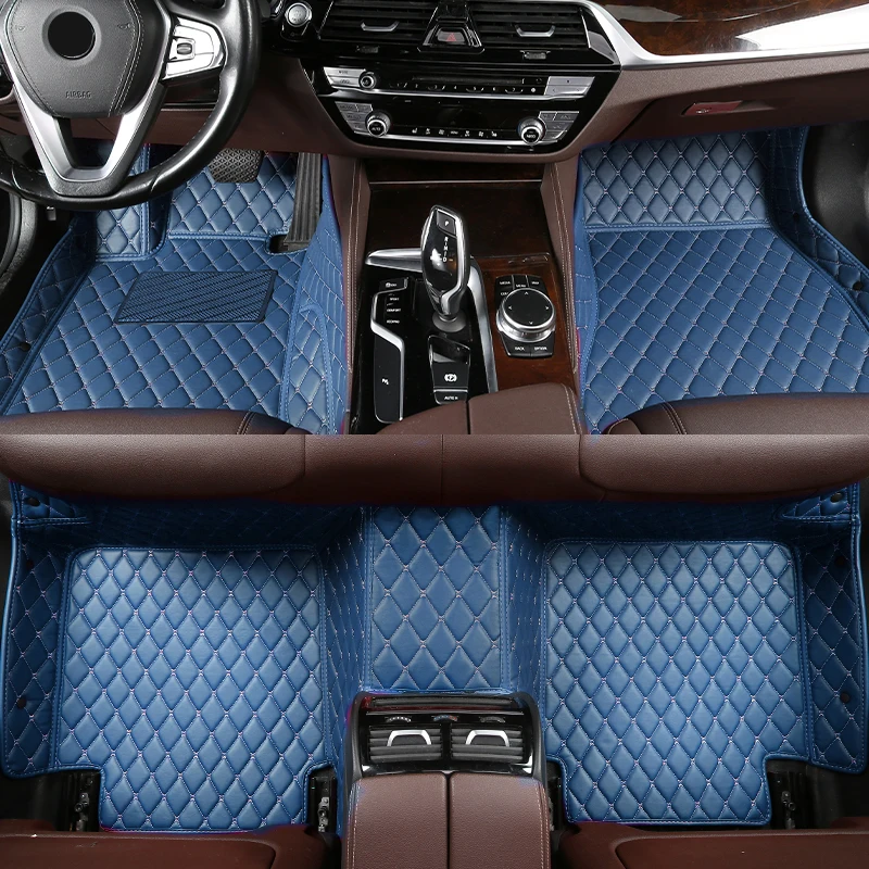 

YOTONWAN Custom Car Floor Mat for Peugeot 301 2012-2019 Year Interior Details Car Accessories Carpet Trunk Mats
