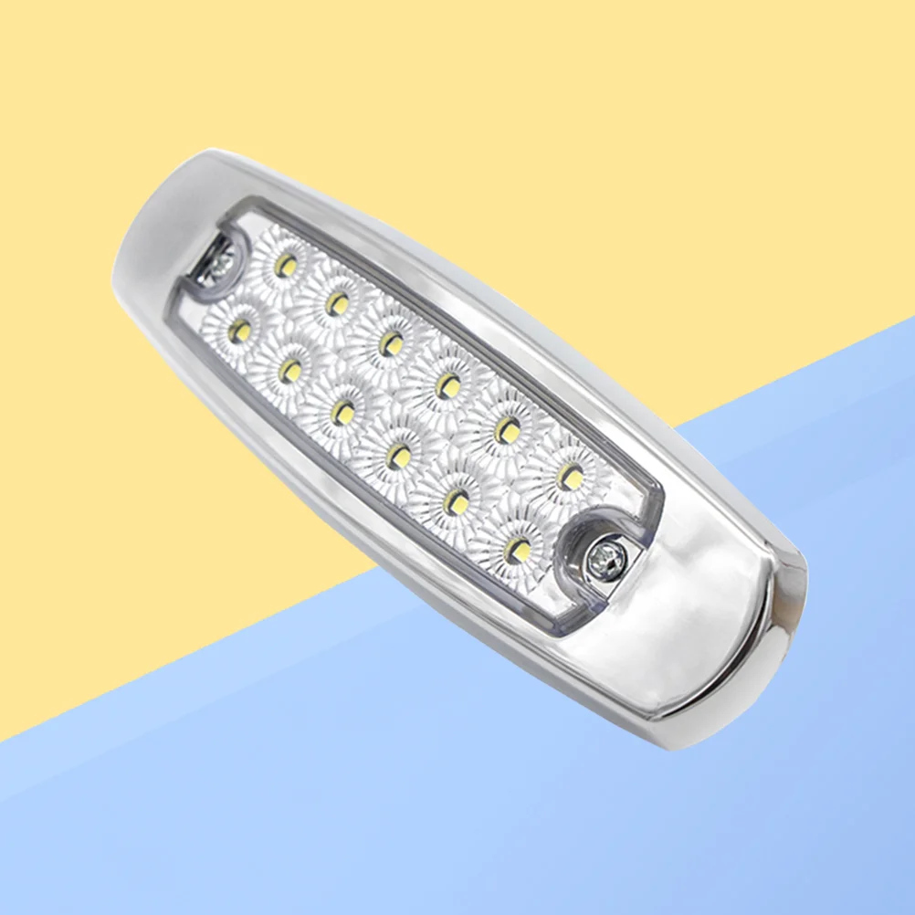 

Pair Practical Electroplate 12-LED Side Marker Turn Lights for Truck Lorry Caravan