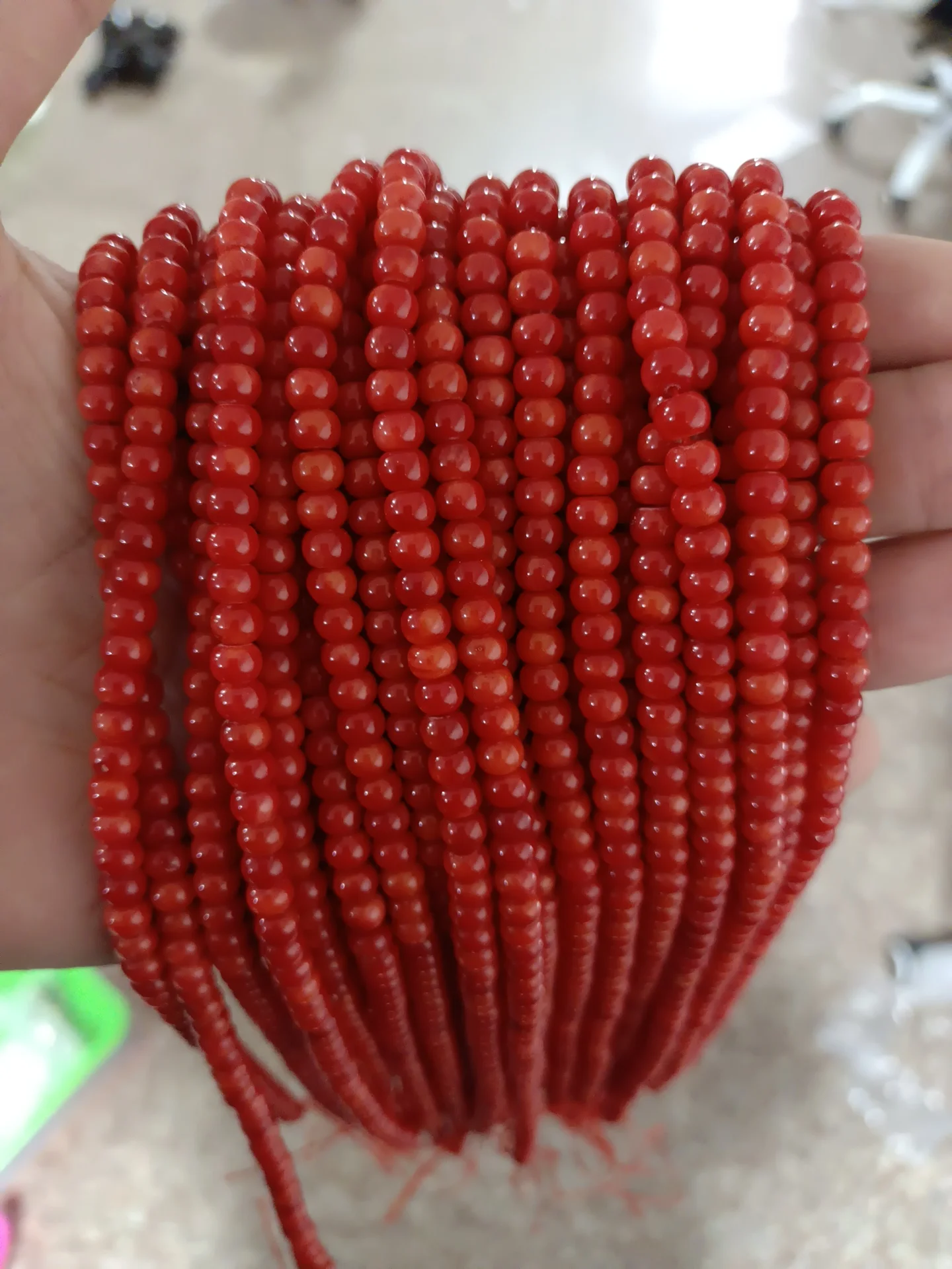 

Natural Coral Bead Irregular Shape Small Hole Bead for Women Jewelry Making DIY Necklace Bracelet Accessories 15inch