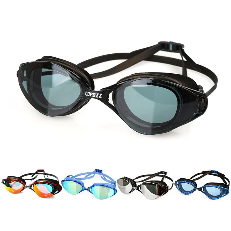 

Copozz Professional Anti-Fog UV Protection Adjustable Swimming Goggles Men Women Waterproof silicone glasses Adult Eyewear