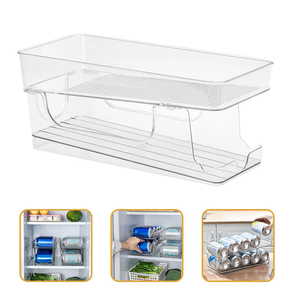 

Holder Household Fridge Organizer Convenient Soda Holder Multi-function Can Organizer for Storage Fridge Can