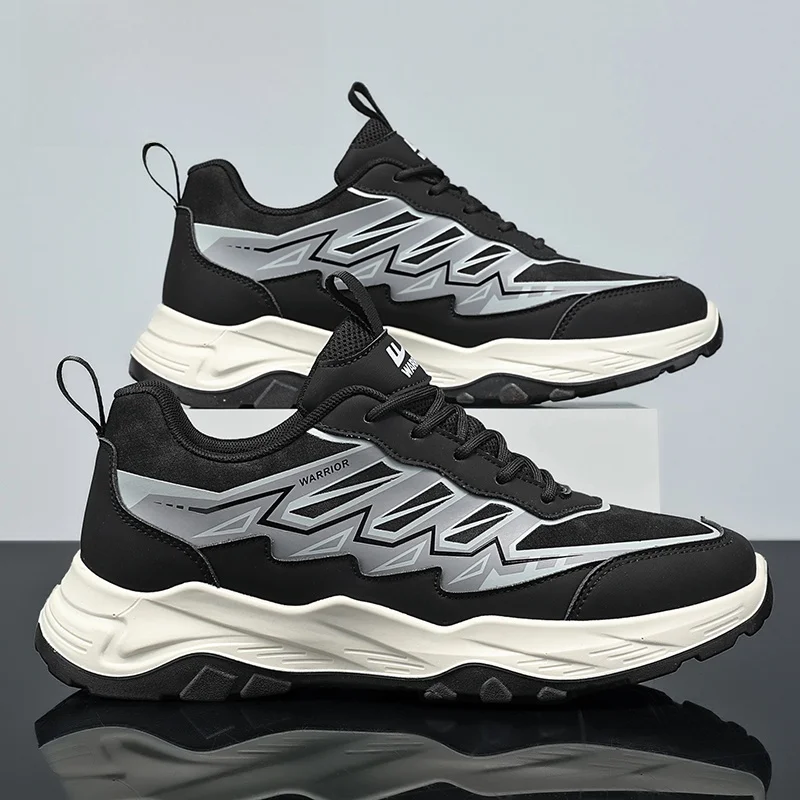 Мужская обувь Warrior новинка 2024 осенне-зимняя мужская на платформе для альпинизма в