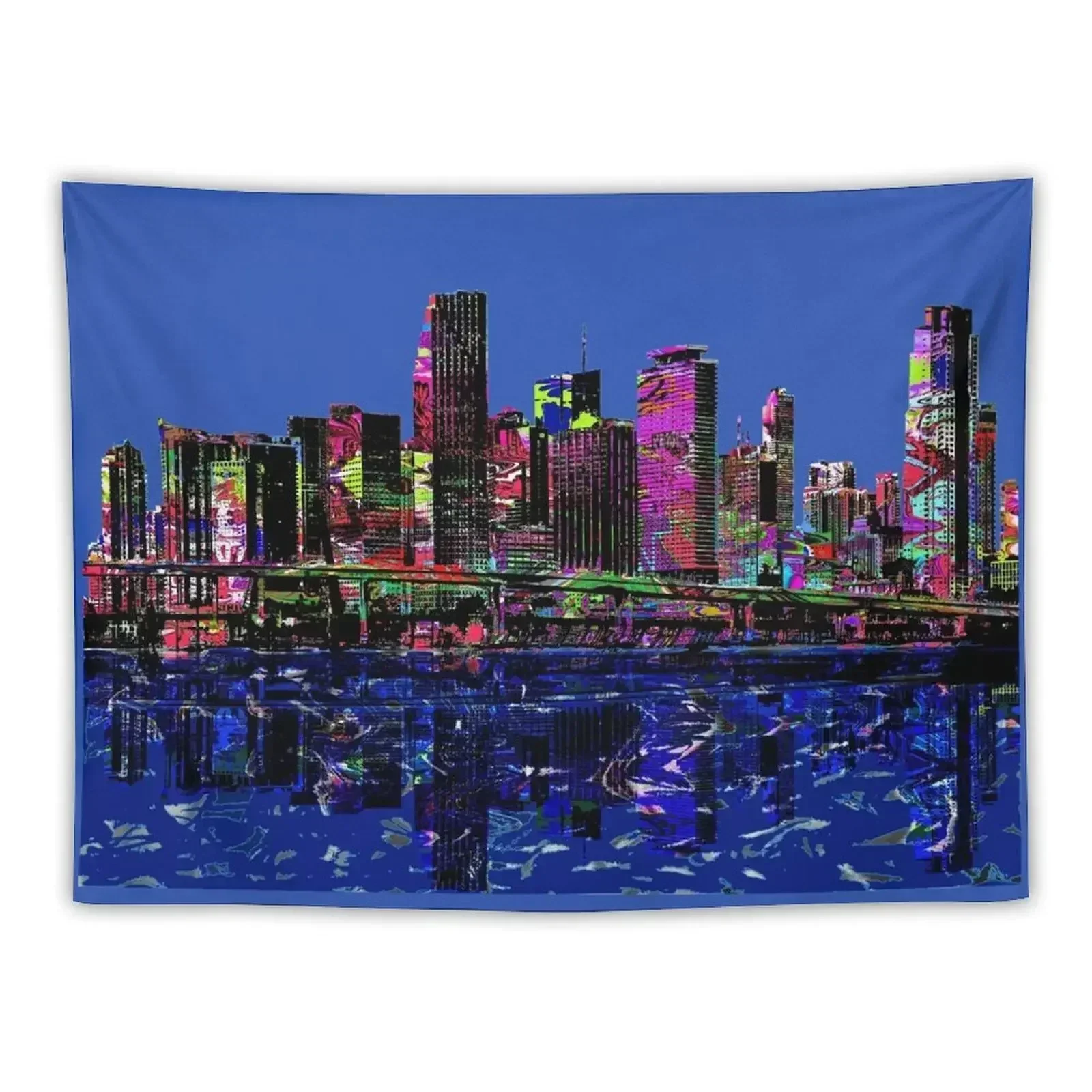 Гобелен Майами в граффити