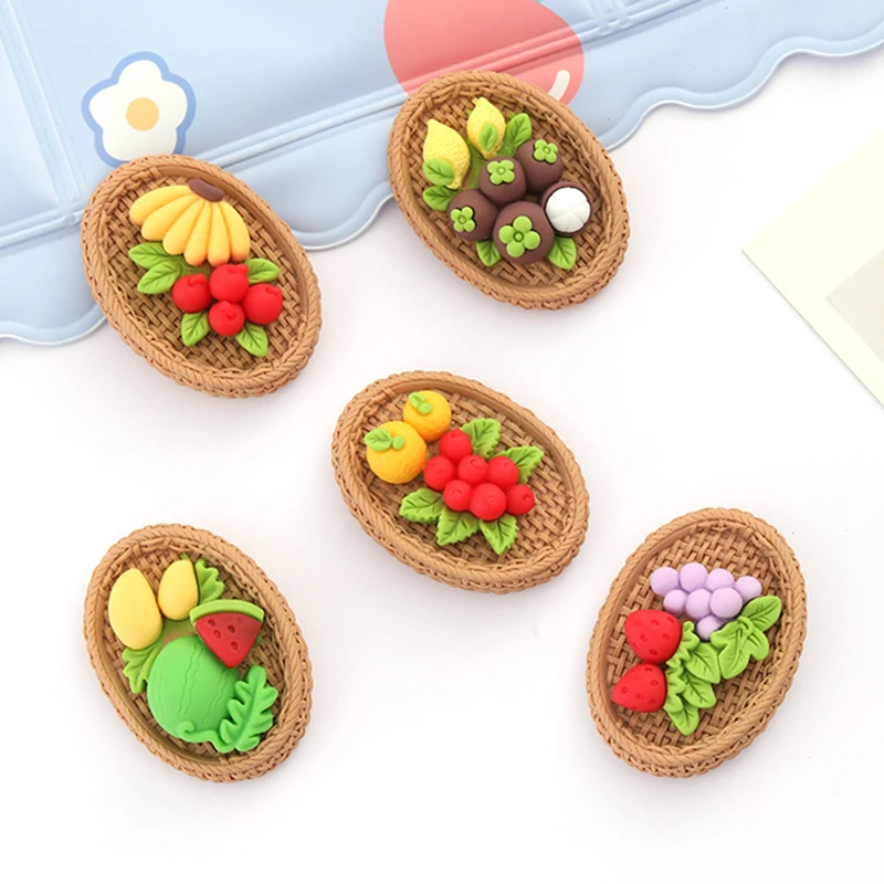 Искусственная бамбуковая корзина миниатюрные серьги для кукольного домика