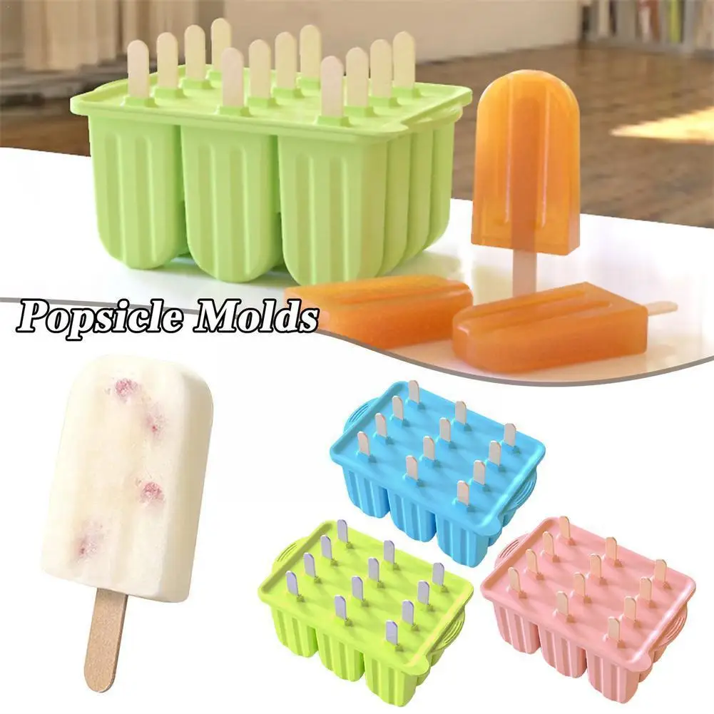 

Формы для фруктового льда, 12 ячеек, силиконовые формы для льда, многоразовые формы для легкого снятия льда L0U7