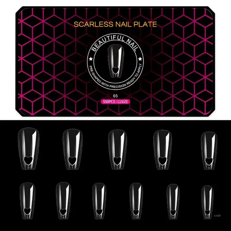 

Мягкие Гелевые накладные ногти с полным покрытием, прозрачный гель, накладные ногти для наращивания ногтей, сделай сам, маникюр, удаление замачиванием, 10 размеров