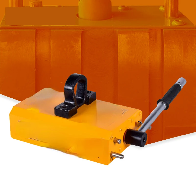 

Permanent magnet thin plate suction cup 300kg-1T ton dual magnetic circuit permanent magnet jack super strong magnetic for steel