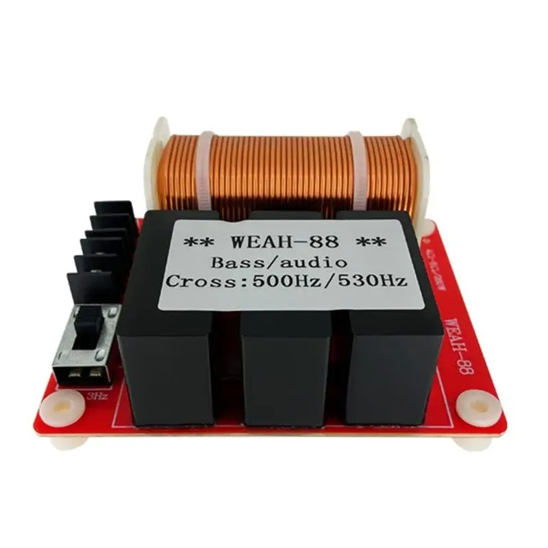

260W Pure Bass Subwoofer Speaker 500-530Hz Frequency Divider Home Theater Hifi Stereo Car Crossover Filter