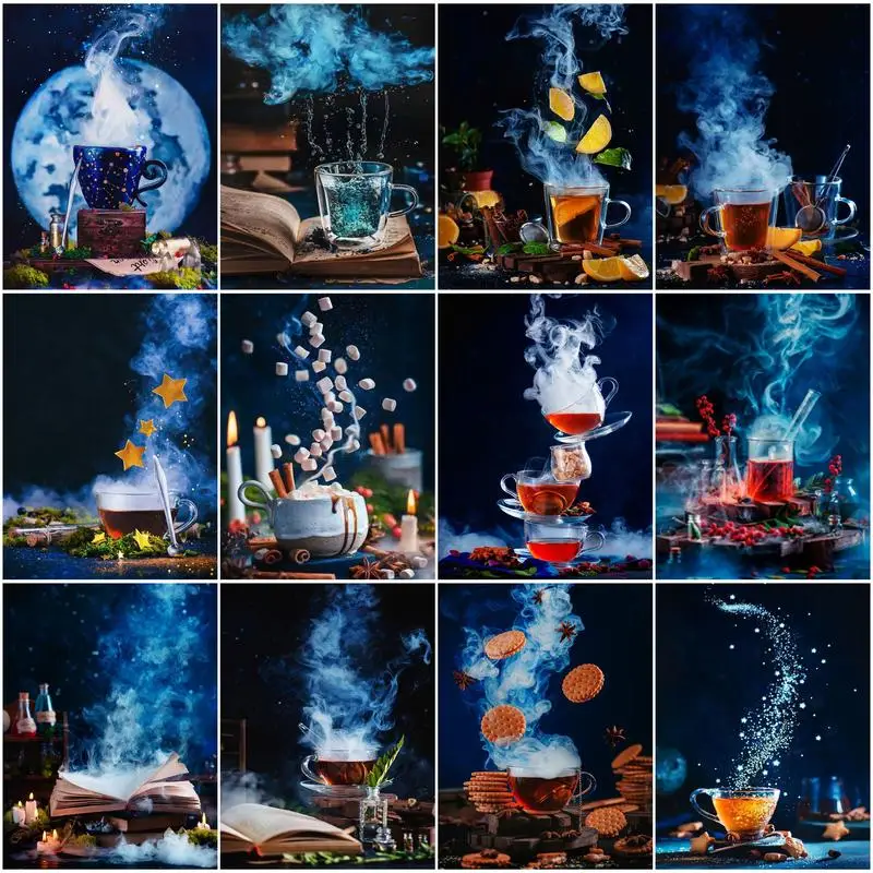 

CHENISTORY Абстрактная живопись по номерам абстрактная чашка ручная роспись подарки фотографии по номерам абстрактная фотография домашний декор