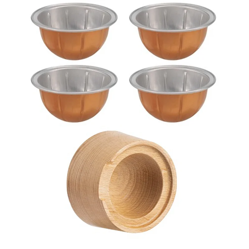 

Suitable for Nestle Coffee Powder Dispenser Wooden Handle Powder Dispenser Coffee Powder Dispenser Beech Wood Supporting