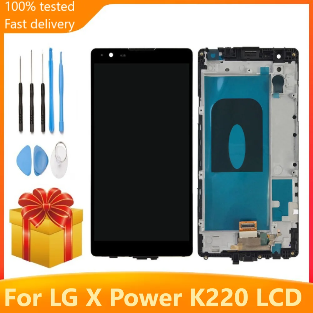 Новый оригинальный ЖК-дисплей с рамкой для LG X Power K220DS K220 |