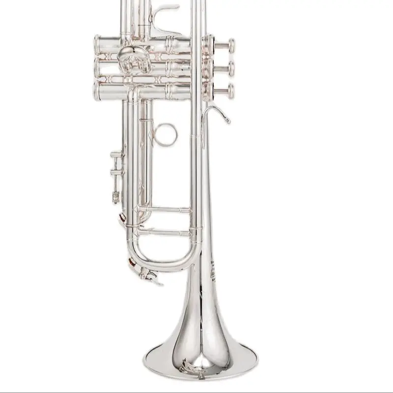 

Bach Stradivarius 190s-37 50th Anniversary Silver Trumpet Pipe Flat Instrument Brass Strudents