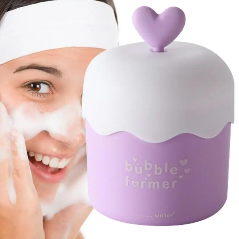 

Portable Foam Maker Cup Bubble Foamer Maker Facial Cleanser Foam Cup Body Wash Bubble Maker Bubbler Face Clean Tools