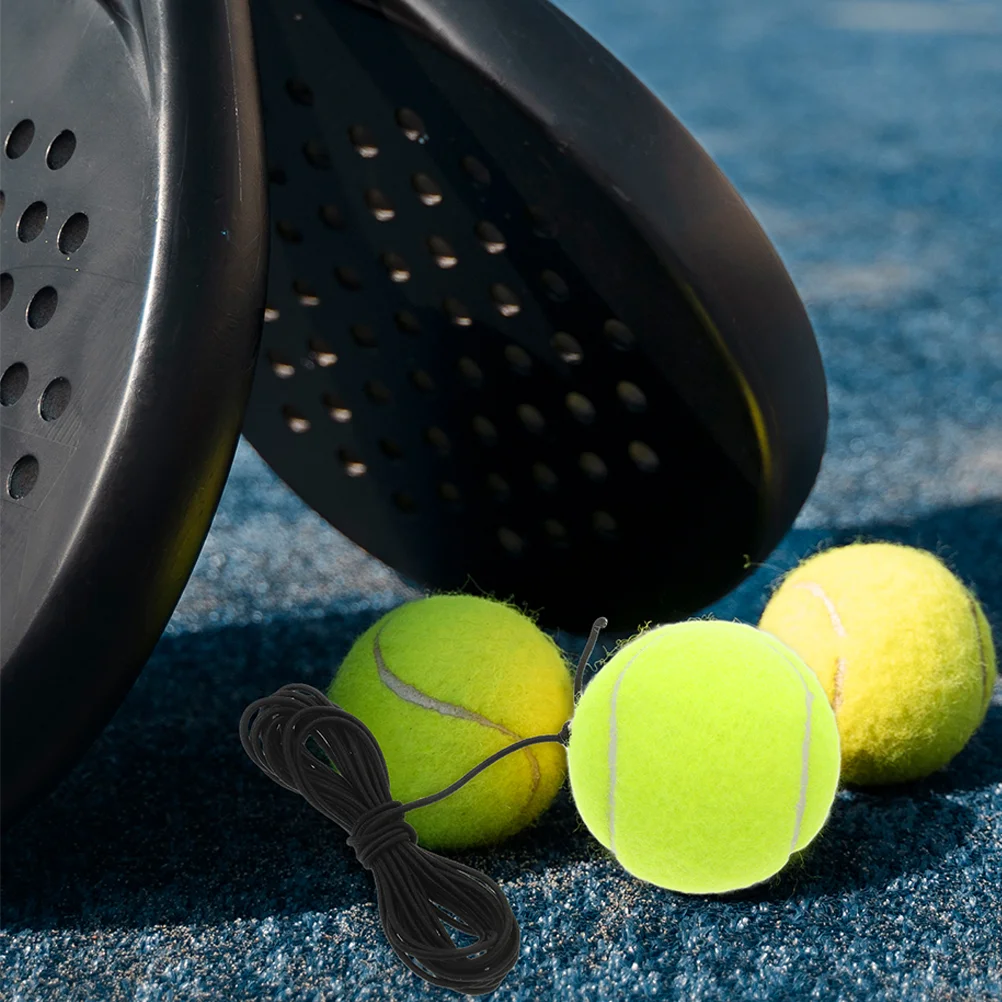 3 шт. тренажер для тенниса домашнее устройство отскок прочный мяч одного игрока