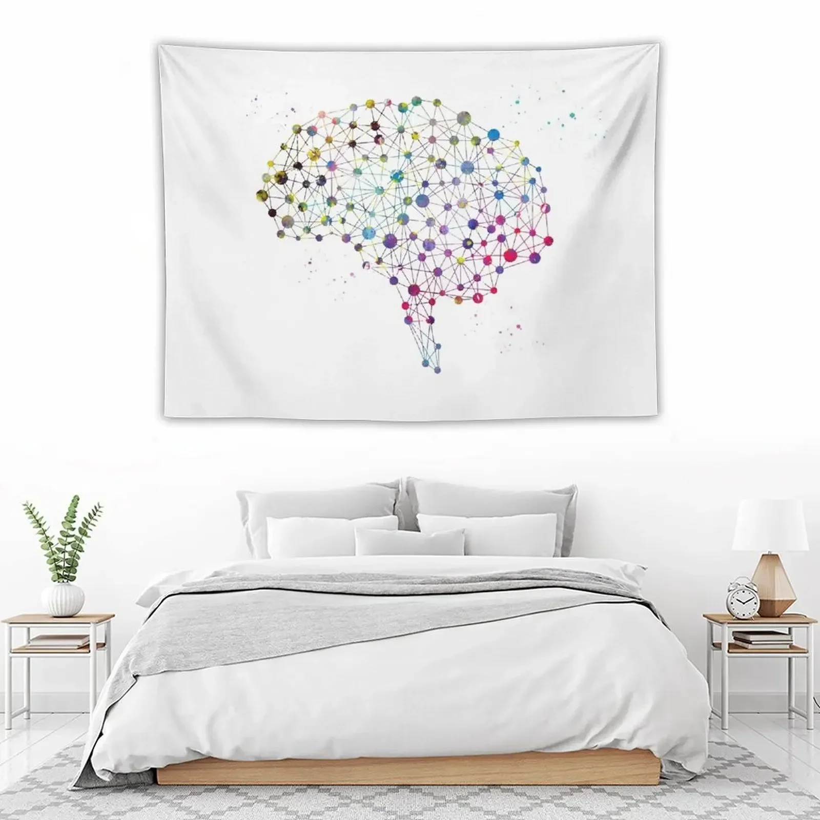 Гобелен человеческого мозга предметы для украшения комнаты художественная