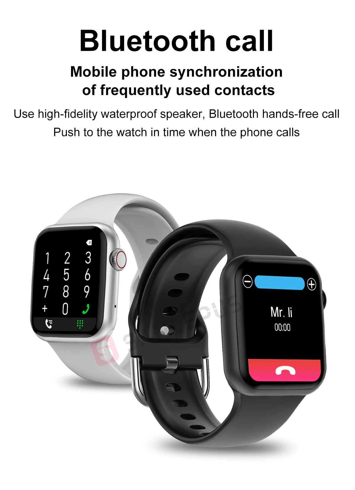 

Men Women Smartwatch 2021 Bluetooth Calls Smart Watch Custom Watch Face Health Monitor Fitness Bracelet For Android iOS
