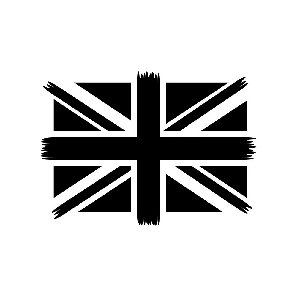 Юнион Джек потертая наклейка большая для каравана дом на колесах грузовик