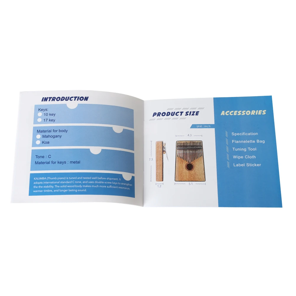 Музыкальное пианино Kalimba