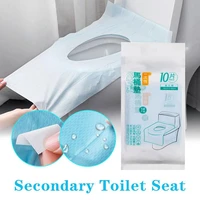 10pcs disposable paper toilet seat covers universal can biodegradable toilet seat covers camping loo wc bacteria proof cover