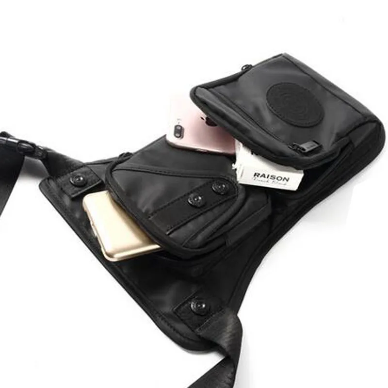 New Nylon Men Riding Drop Leg Bag Thigh Fanny Pack Motorcycle Casual Shoulder High Quality Male Hip Bum Belt Waist Bags