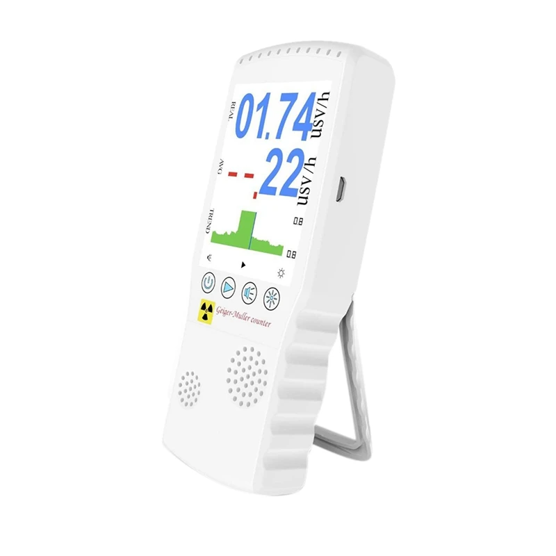 HLZS-Multifunctional Geiger Counter Handheld Nuclear Radiation Detector And Electromagnetic Detector Radiation Dosimeter