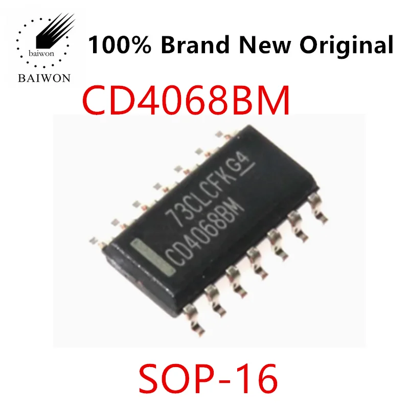 

100% Оригинальные интегральные микросхемы CD4068BM CD4068BM96 8-входной чип NAND Gate и Gate SMD SOP-16