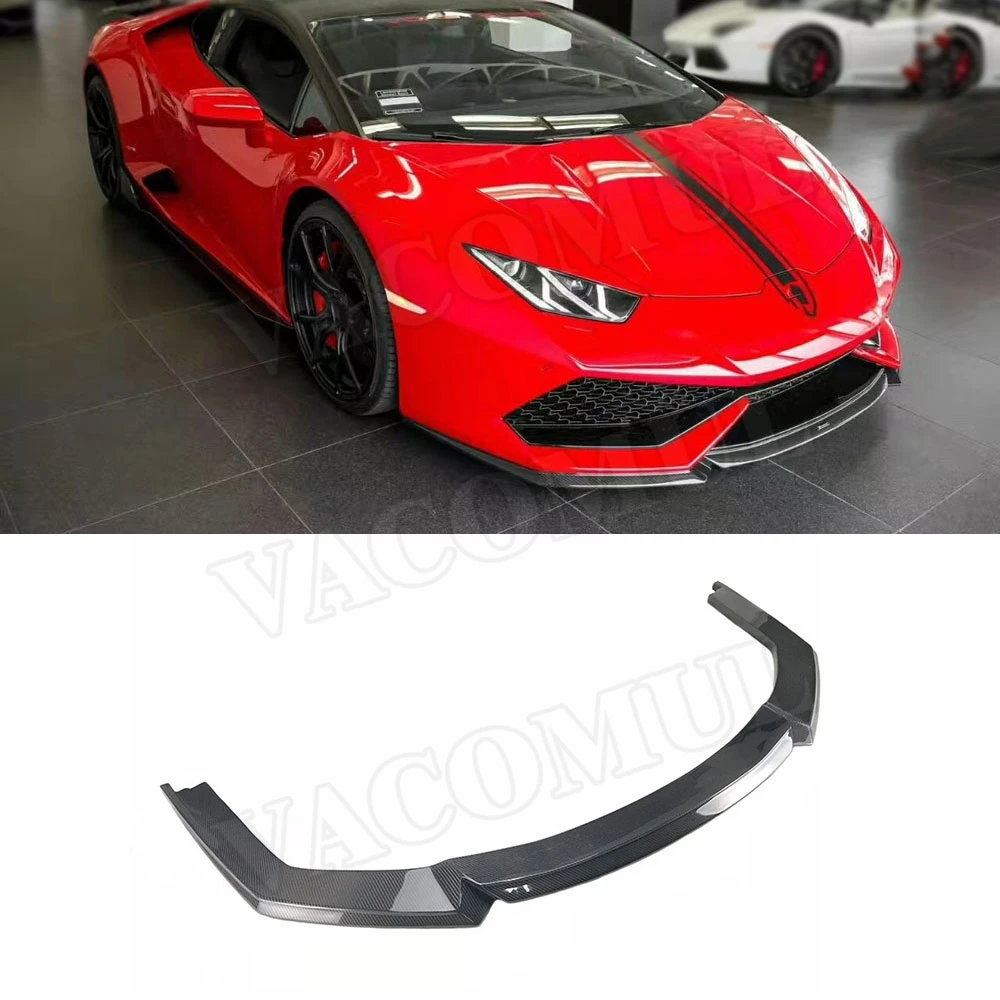 Передний спойлер VACOMUL из сухого углеродного волокна фартуки для Lamborghini Huracan LP610-4