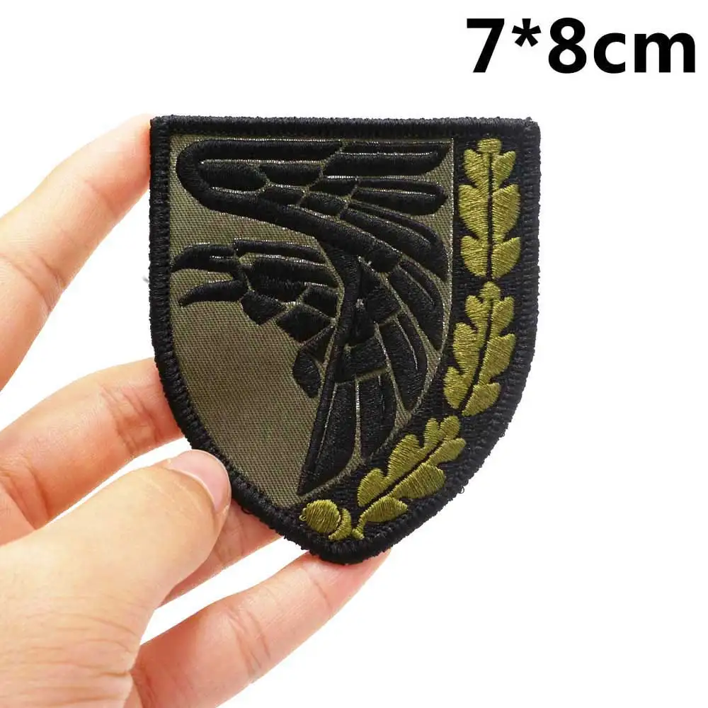 Новый значок для спецопераций тактические вышитые нашивки с крючком сзади