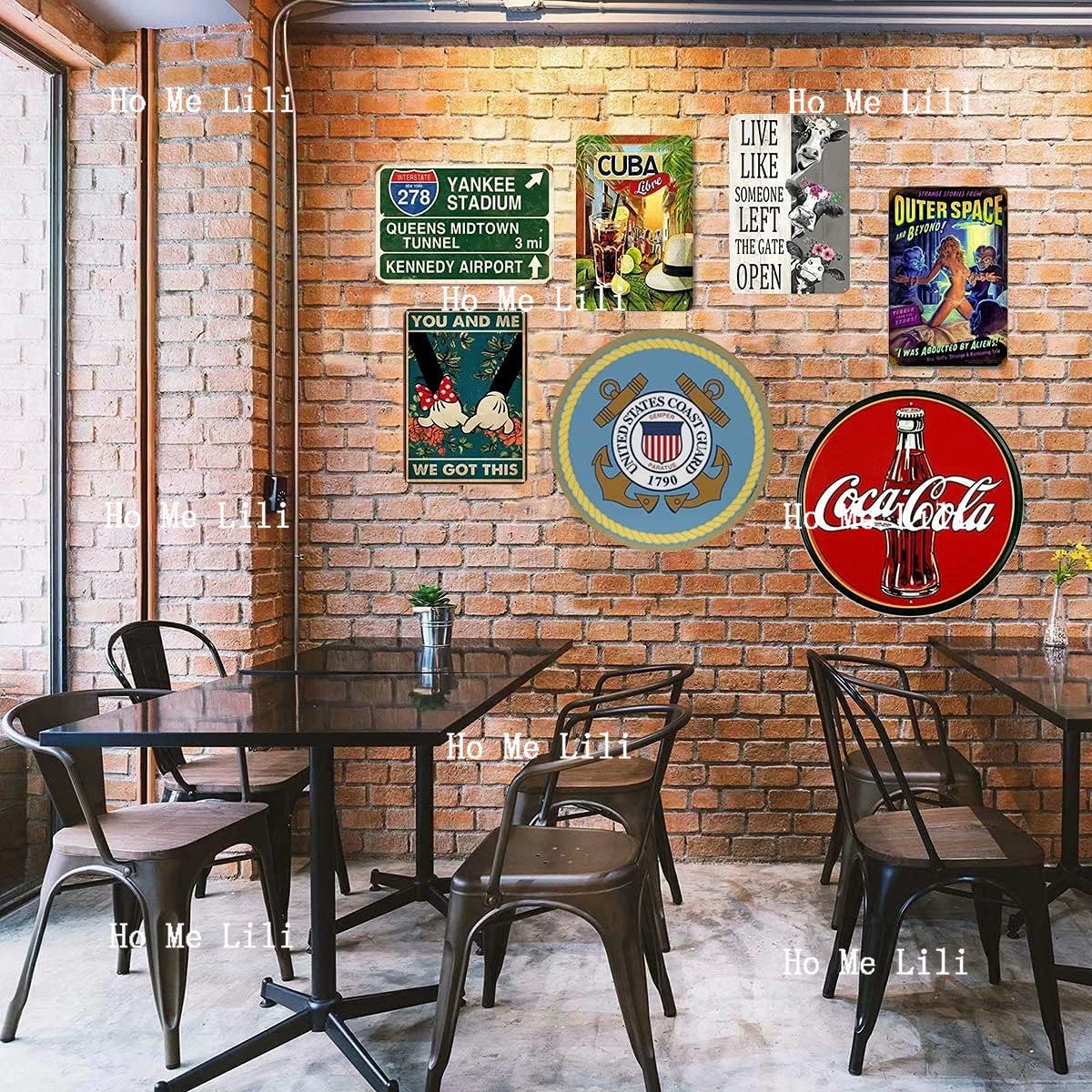 Металлическая табличка &quotWelcome To Our Backyard Grill&quot