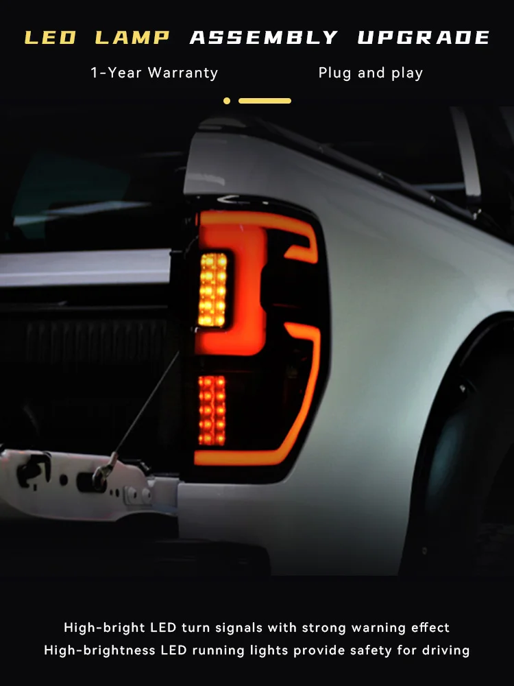 Автомобильные фары для Ford Ranger 2012-2018 светодиодный автомобильные задние в сборе