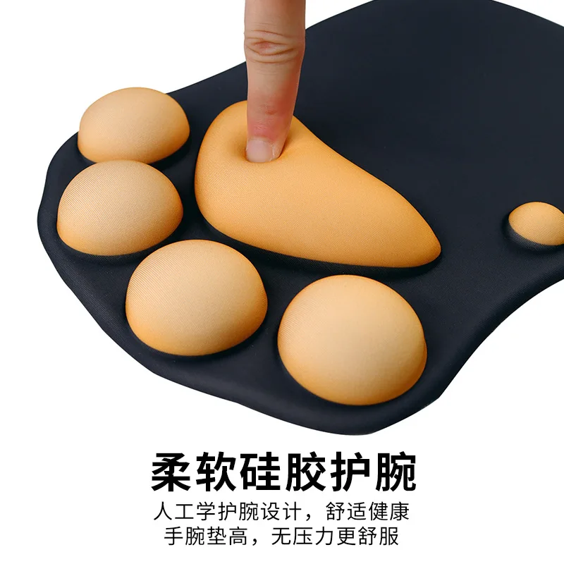 

Cute Anime Mouse Pad Pattern Silicone Wrist Strap PU Mouse Pad Wrist Strap